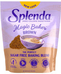 SPLENDA Magic Baker Brown Zero Calorie Plant Based Granulated Baking Blend with Stevia Erythritol and Allulose Zero Sugar Keto Friendly 1lb (16 oz) Pouch (Pack of 1)