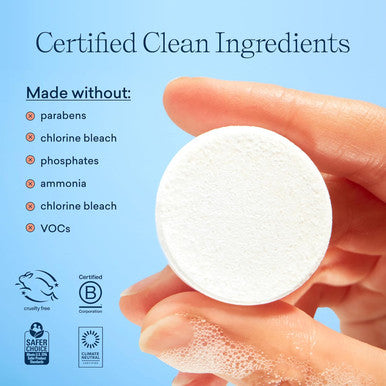 Blueland Toilet Bowl Cleaner Refills 2 Pack - Eco Friendly Products & Cleaning Supplies - No Harsh Chemicals Plant-Based - Lemon Cedar - 28 tablets