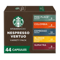 Starbucks by Nespresso Vertuo, Blonde & Medium Roast Variety Pack Coffee, 30-count Coffee Pods, Brews 7.8 oz.