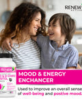 Renew Actives Myo-Inositol & D-Chiro Inositol - Supports Ovarian Function, Menstrual Cycle, Hormonal & Metabolic Conditions - 60 Capsules