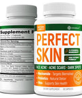 Acne Supplements For Clear Skin With Biotin, Zinc, Vitamin A & Niacin - Acne Pills For Acne Scar Treatment - Cystic Acne Treatment With Probiotics For Gut Health & Glowing Skin - Made In Usa - 60 Caps
