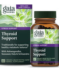 Gaia Herbs, Thyroid Support, Ashwaganda, Bladderwrack, Coleus, Kelp, Schisandra, Vegan Liquid Phyto Capsules, 60 Count