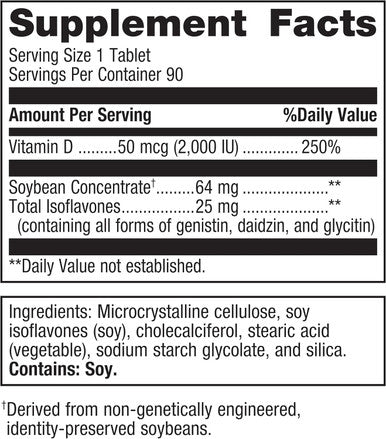 Metagenics D3 2000 Complex - Vitamin D3 Supplement - With Isoflavones For Absorption - Bone Health & Immune Support - Non-Gmo & Gluten - 90 Count