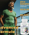 Men'S Multivitamin & Mineral Complex With Plant-Based Extracts - Multivitamin For Men Improves Overall Health, Antioxidant & Natural Body Support - 60 Capsules - 30 Day Supply