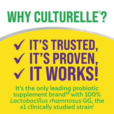 Culturelle Pro Strength Daily Probiotic Digestive Health Capsules Naturally Sourced Probiotic Strain Proven to Support Digestive and Immune Health Gluten Soy Free NonGMO 60 Count