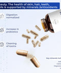 Irish Sea Moss Capsules With Bladderwrack, Burdock Root & Bioperine Immune Support, Energy Boost & Gut Health 60 Vegan Capsules
