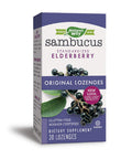 Nature's Way Sambucus Elderberry with Vitamin C Lozenges, Immune Support*, 30 Count