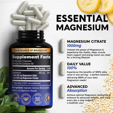 NUTRAHARMONY Himalayan Shilajit & Magnesium Citrate Capsules