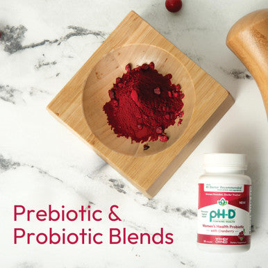 pH-D Feminine Health - Women'S Health Probiotic With Prebiotic Blend, Cranberry Fruit Extract - Oral Supplement - 30 Count