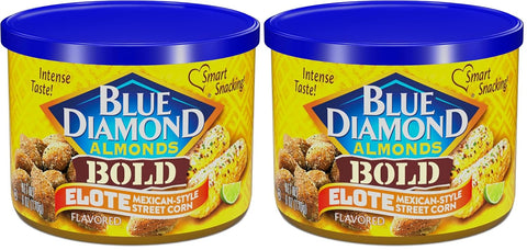 Blue Diamond Almonds, Classic Blueberry Flavored Sweet Snack Nuts, Non-GMO, Kosher, and No Gluten Ingredients or Artificial Flavors, Great size for On-the-go, Lunch, Adults and Kids, 6oz Can