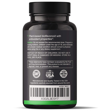 Natgrown Quercetin With Bromelain Supplement Complex - 120 Capsules