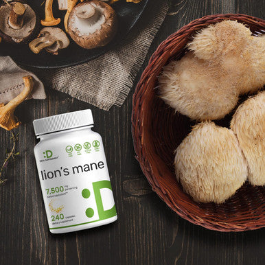 Lions Mane Mushroom Supplement, 7,500Mg Per Serving, 240 Capsules ÃƒÂ¢Ã¢â€šÂ¬Ã¢â‚¬Å“ Active Fruiting Body & Mycelium 10:1 Extract ÃƒÂ¢Ã¢â€šÂ¬Ã¢â‚¬Å“ Natural Brain Nootropic & Immune System Booster ÃƒÂ¢Ã¢â€šÂ¬Ã¢â‚¬Å“ Non-Gmo