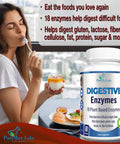 YUMMYVITE Digestive Enzymes - 18 Plant-Based Enzymes - Helps Digestion Of Difficult-To-Digest Foods Including Lactose, Gluten, Beans, Broccoli, Meat, Fat & Sugar - Stops Bloating, Gas & Reflux - 60 Capsules