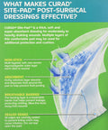 Curad Sitepad Surgical Dressings 5 Inches X 9 Inches 12 Each (Pack of 3)