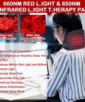 Jobyna Red L.Ight T.Herapy For Neck & Body, 1 Pack 850Nm In.Frared L.Ight & 660Nm R.Ed L.Ight T.Herapy At Home Office For Neck Elbow Leg, Auto Shut Off & 3 Heating Level