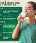 Gurunanda Gutcleanse 2-Step Kit - Dietary Supplement To Help With Digestion - Blend Of Fulvic Acid Wormwood Clove & Neem Extract 2X1 Floz