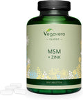 MSM Capsules VegaveroÃƒâ€šÃ‚Â® | with Zinc | 300 Tablets | NO ADDITIVES | Vegan & Lab-Tested Methylsulfonylmethane