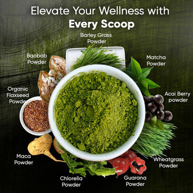 Weightworld Organic Super Greens Powder 200g (40 Servings) Vitamins & Mineral Rich Green Powder - Soil Association - Blend of Greens and Superfood Powder - GMO & Alkaline Superfood Powder