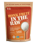 Monk Fruit In The Raw, Golden Monk Fruit Sweetener Bag, 1 LB | Keto Certified Monk Fruit Sweetener, Perfect Substitute for Raw Cane Sugar, Good for Baking, Zero Net Carbs, Zero Calories