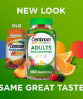 Centrum Multigummies Gummy Multivitamin For Adults Multivitamin/Multimineral Supplement With Vitamins D B And E Assorted Fruit Flavor - 180 Count