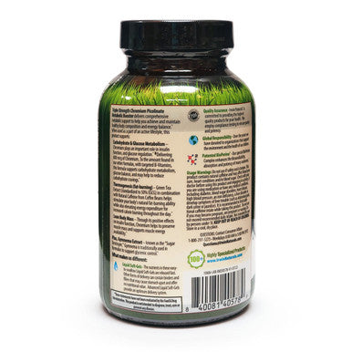 Irwin Naturals Triple-Strength Chromium Picolinate Metabolic Booster - 60 Liquid Soft-Gels - With Chromium Green Tea & Gymnema - 20 Servings