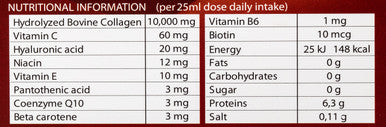 Sunshine Nutrition Platinum Collagen Derma Shot (20 Bottles X 25 Ml Each) | Premium Collagen Drink For Skin Care | Strawberry Flavor