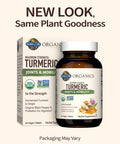 Garden of Life Organics Maximum Strength Turmeric Joints & Mobility Support 30 Tablets - 500Mg Curcumin (95% Curcuminoids) Black Pepper - Organic Non-Gmo Vegan & Gluten Free Herbal Supplements