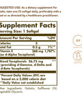 Solgar Vitamin E 268 Mg (400 Iu) (D-Alpha Tocopherol & Mixed Tocopherols) 100 Softgels - Supports Immune System & Skin Nutrition - Natural Antioxidant - Gluten Free Dairy Free - 100 Servings