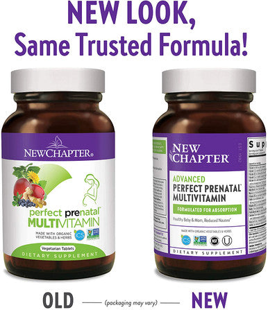 New Chapter Perfect Prenatal Multivitamins 96 Tablets