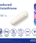 Pure Encapsulations Reduced Glutathione 120 Capsules