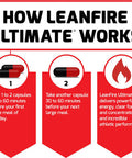 Force Factor LeanFire Ultimate Pre Workout Energy Pills for Men and Women with L-Theanine and Green Tea Extract to Boost Energy Enhance Focus and Improve Athletic Performance 180 Capsules (3-Pack)