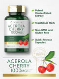 Carlyle Acerola Cherry Capsules | 1000mg | 150 Count | Non-GMO & Gluten Extract | Acerola Berry