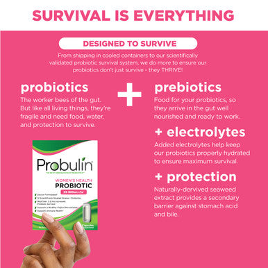 Probulin Womens Health Probiotic 20 Billion CFU 60 Capsules