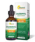 Chlorophyll Liquid Drops - Liquid Chlorophyll for Water - Pure Herbal Vegan Supplement Alternative to Capsules, Pills, Gummies & Powder - 4 fl oz
