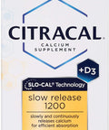 Citracal Slow Release 1200, 1200 mg Calcium Citrate and Calcium Carbonate Blend with 1000 IU Vitamin D3, Bone Health Supplement for Adults, Once Daily Caplets, 80 Count