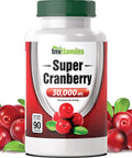 Cranberry Pills for Women & Men (30,000 MG x 90 Capsules) | Supports Urinary Tract Health* | Cranberry Concentrate Supplement | Bladder & Kidney Support* | Supports Women's Health* | Antioxidants