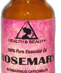 Rosemary Essential Oil Organic Aromatherapy Therapeutic Grade 100% Pure Natural 0.5 oz, 15 ml