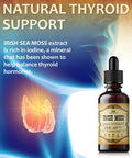 HERBALICIOUS Natural Irish Moss Extract - Drops For Health, Thyroid Function Support, Healthy Digestion, Energy Boost - Liquid Dietary Supplement - Vegetarian-Friendly Formula (2Oz)
