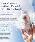FullWell Women's Prenatal Essentials - Women s Prenatal Multivitamin & Fish Oil - Supports Maternal Health & Fetal Development - Omega 3 DHA Folate & Choline- 30 Servings
