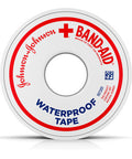 Band-Aid First Aid Tapes, Waterproof Tape, 1/2 Inch X 10 Yds (Pack Of 6)