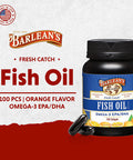Barlean's Organic Oils Fresh Catch Fish Oil 100 Softgels 1000 mg