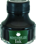 MONTEVERDE Bottle Ink, 90ml, Mulberry-Noir (G308UN) | Dark-toned Noir fountain pen ink with smooth flow, rich depth, and expressive writing character.