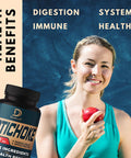 Dedicad Artichoke Extract Capsules 6650Mg 4-Month Supply - Support Digestion, Immune Health & Body Balance - Combined 9 Herbs Pap