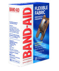 Band-Aid Brand Flexible Fabric Adhesive Bandages For Comfortable Flexible Protection & Wound Care Of Minor Cuts & Scrapes, With Quilt-Aid Technology Designed To Cushion Painful Wounds, Fin (Pack Of 3)