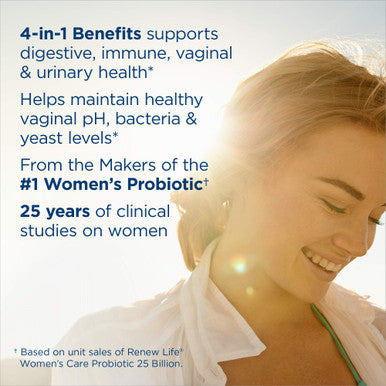 ReLife Womens Probiotic Ultimate Flora Probiotic Womens Care Shelf Stable Probiotic Supplement 50 Billion 30 Vegetable Capsules Packaging May Vary
