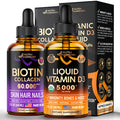 NUTRAHARMONY Organic Vitamin D3 & Lliquid Biotin Collagen Drops