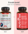 NutriRise Magnesium Bisglycinate Chelate Buffered - Magic-Nesium - 90ct - 495mg, TRAACS, Max Absorption, Supports Calm, More Restful Sleep, Relaxed Muscles, Foot & Leg Cramps