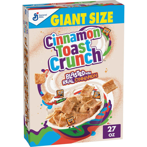Cinnamon Toast Crunch Breakfast Cereal Cup, Single Serve Cereal, 2 oz (Pack of 12)