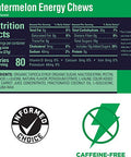 GU Energy Chews, Watermelon Energy Gummies with Electrolytes, 18 Packs (144 Chews Total)