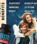 Dedicad 6550Mg Cascara Sagrada Capsules 5 Months Supply Combined 10 Herbs Senna, Psyllium Husk, Licorice, Flaxseed, Aloe Vera